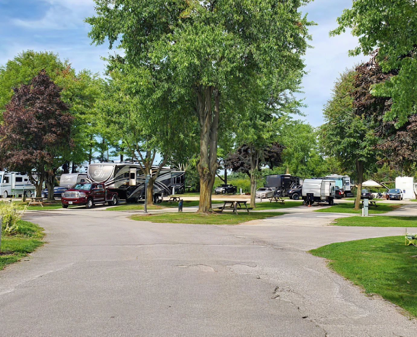 Campground activities at Sandusky Milan RV Park